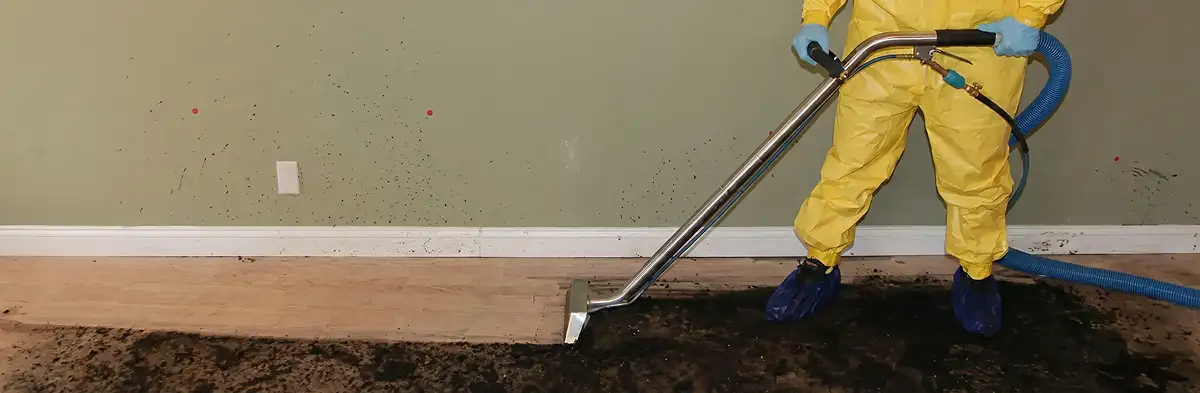 sewage removal service performing deep cleaning and extraction of sewage from an indoor area in Grand Rapids, MI